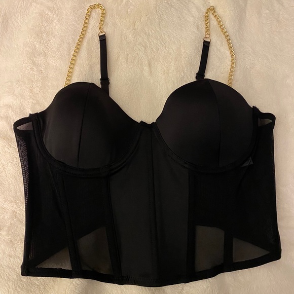 Revamped black bustier - Picture 2 of 2